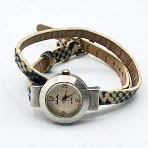 1990s Ladies Infinity Wrap Watch with Leather Strap - W003